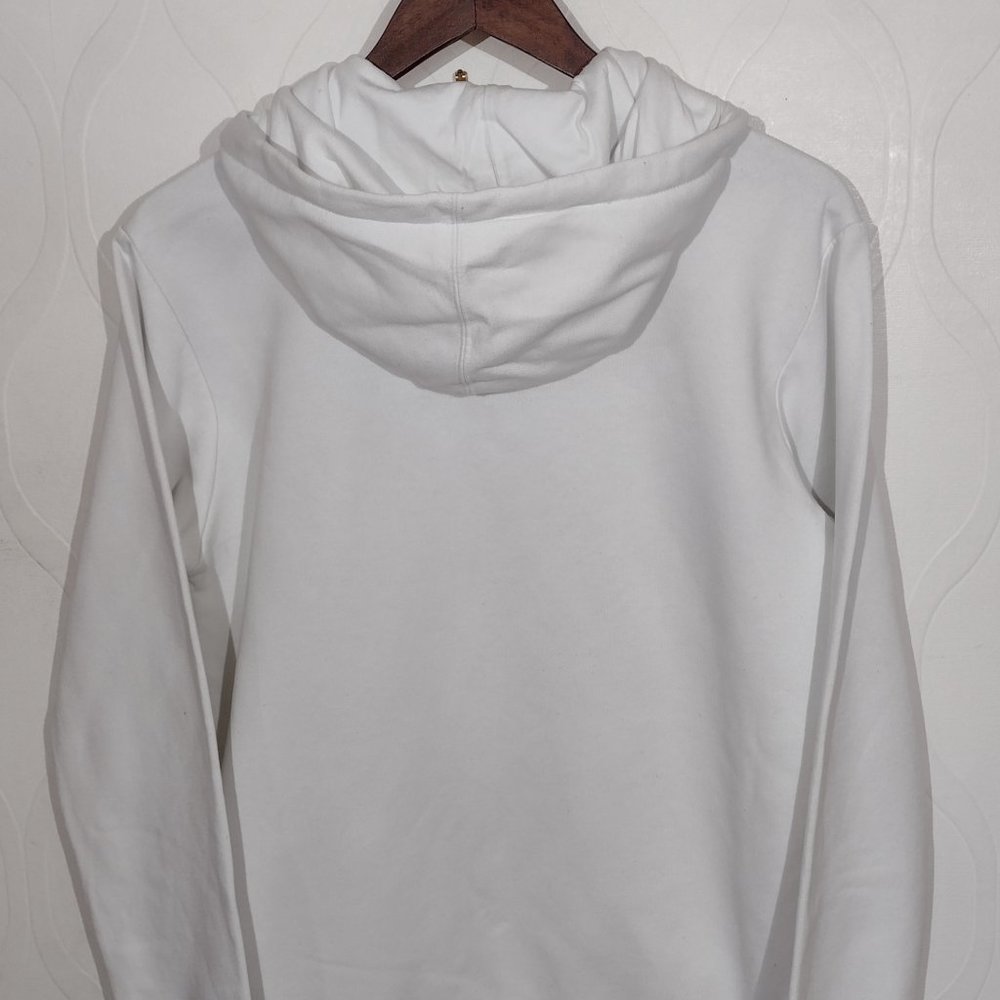 Adidas Camo Logo Hoodie Sweatshirt Size S Womens White - Picture 7 of 13